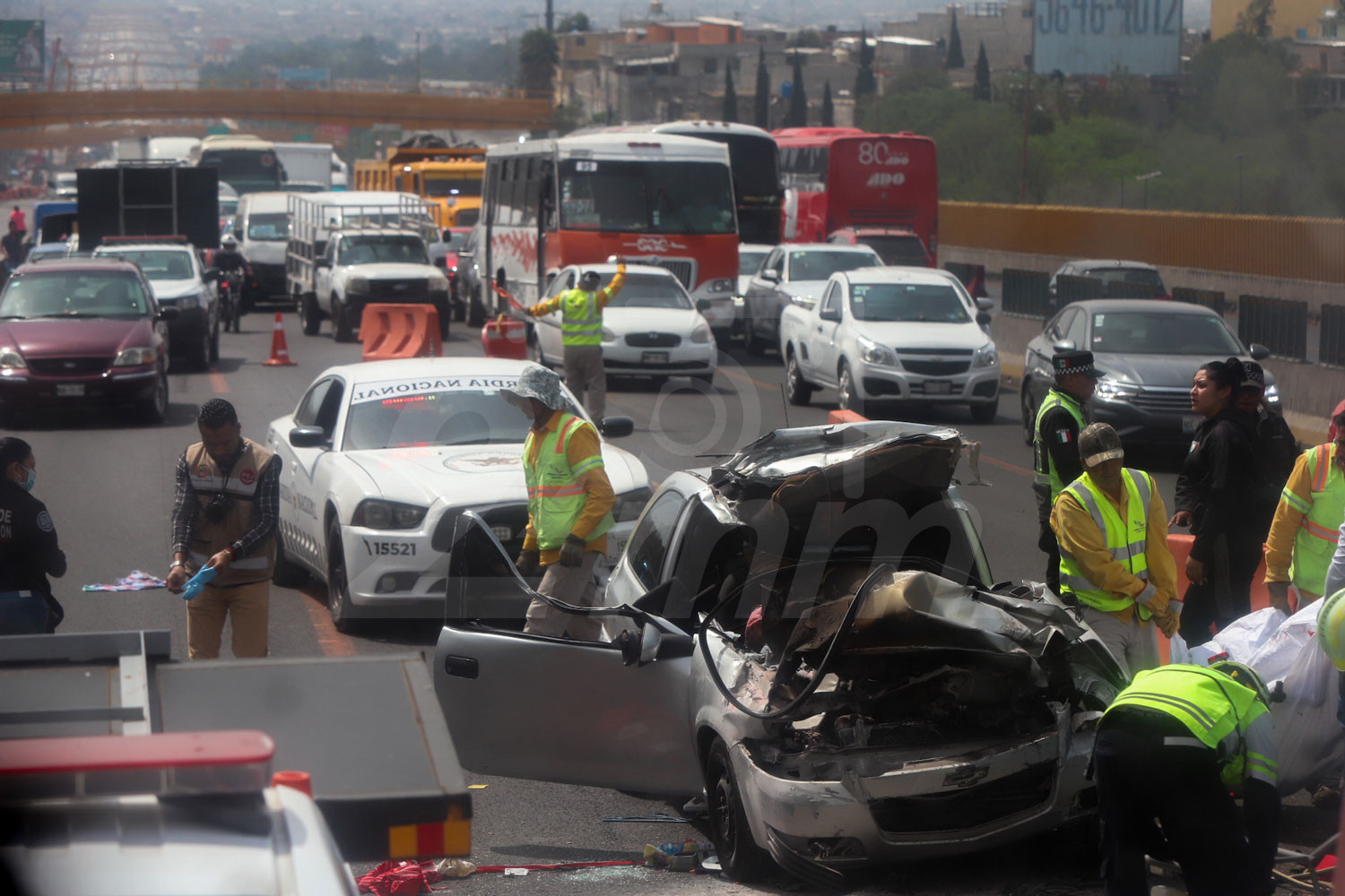 Choque en medio Puebla km 22 valle de chalco | Agencia 24mm